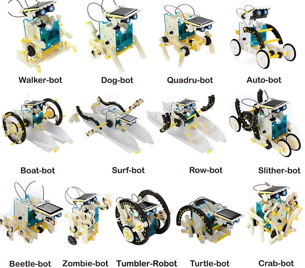 8. Krijo robotë me energji diellore