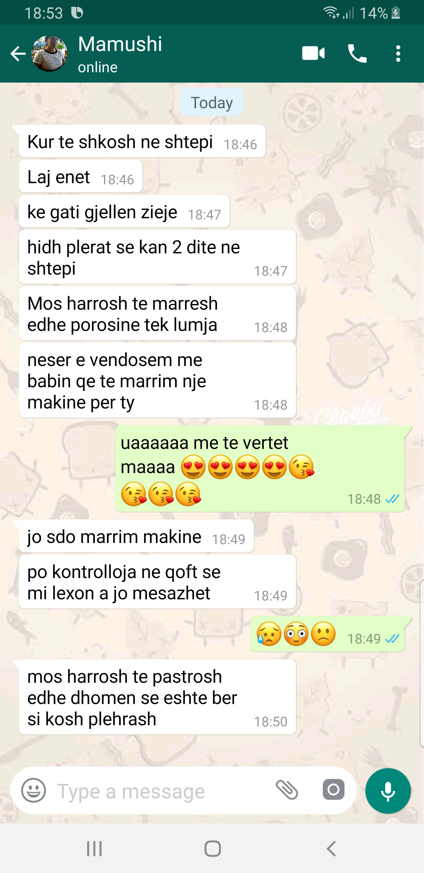 Ja edhe mamushi i javës