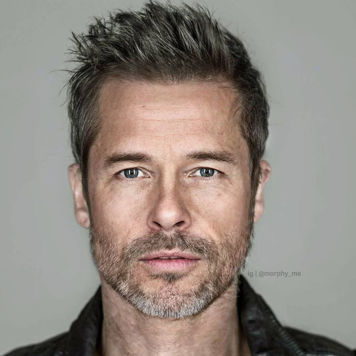 14. Guy Pearce & Brad Pitt