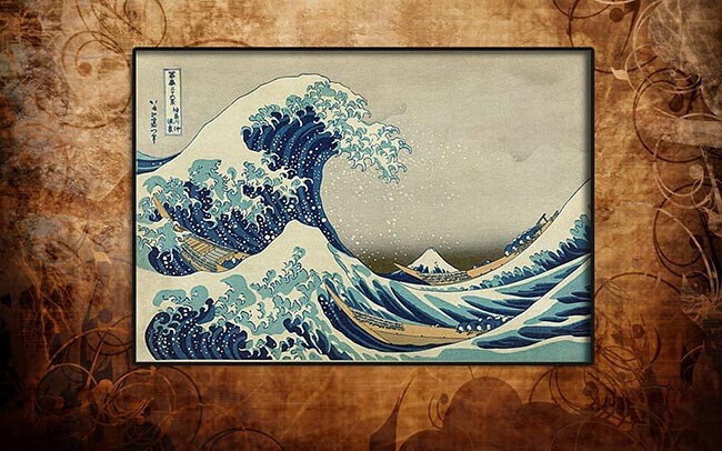 6. Po kjo vepër e Kanagawa Oki Nami Ura si quhet