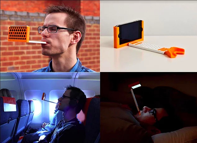 12. Mbajtëse telefoni për dëmbët