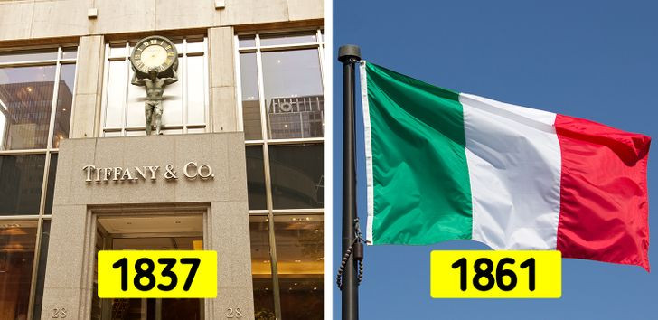 9. Kompania Tiffany & Co. është më e vjetër se Mbretëria e Italisë dhe Republika Italiane